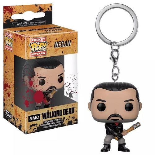 NEW FUNKO POP New arrival Pocket Pop Keychain Official The Walking Dead Characters Action Figure Collectible Model Christmas To